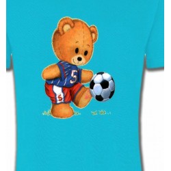 T-Shirts T-Shirts Col Rond Enfants Nounours au football (U)