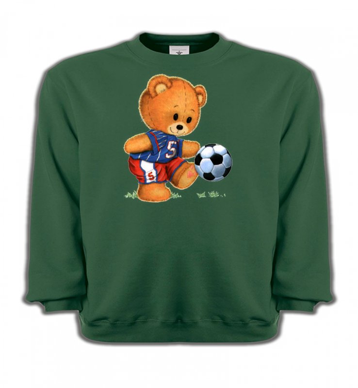 Sweatshirts Enfants Enfants Nounours au football (U)