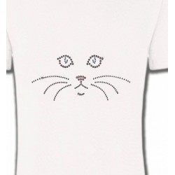T-Shirts Races de chats Chat en Strass