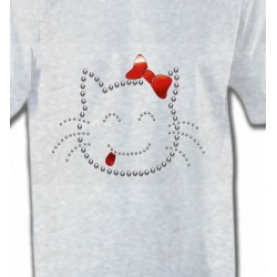 T-Shirts Strass & Paillettes Hello Kitty