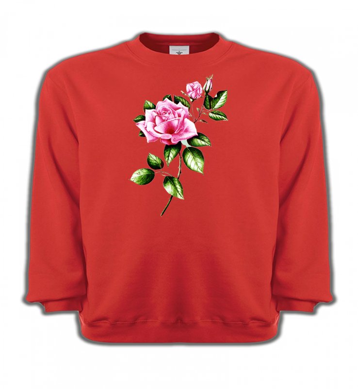 Sweatshirts Enfants Fleurs/Romantique Rose