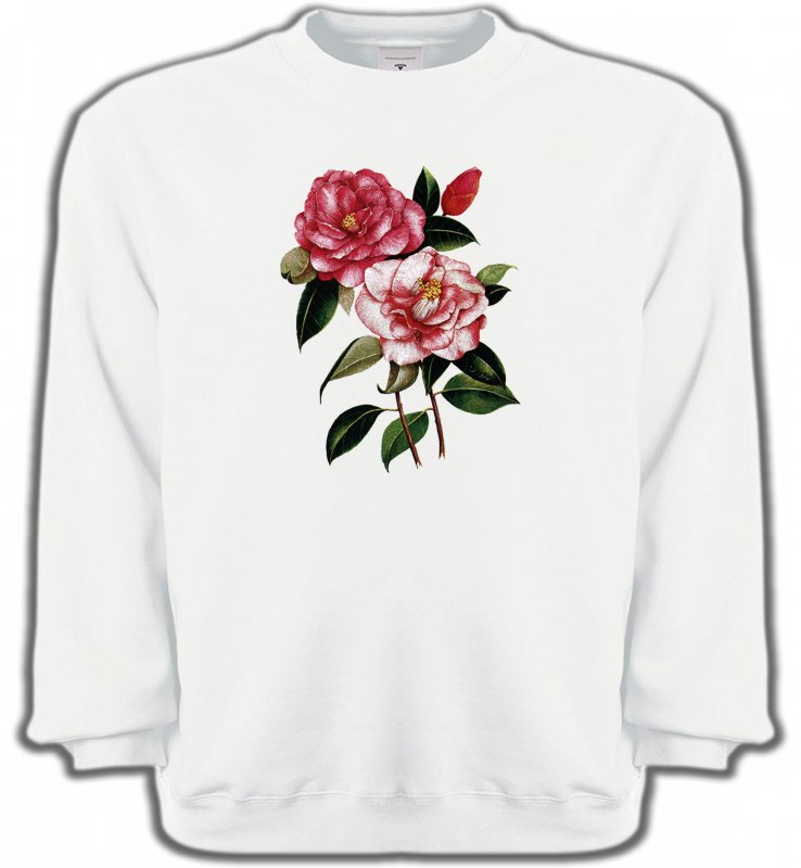 Sweatshirts Unisexe Fleurs/Romantique Roses