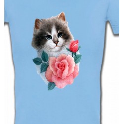 T-Shirts Races de chats Chat Ragdoll et rose