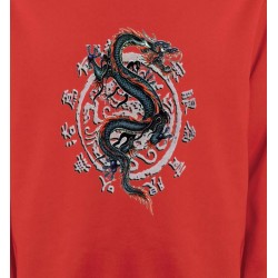 Sweatshirts Tribal Métal Celtique Dragon chinois (T4)