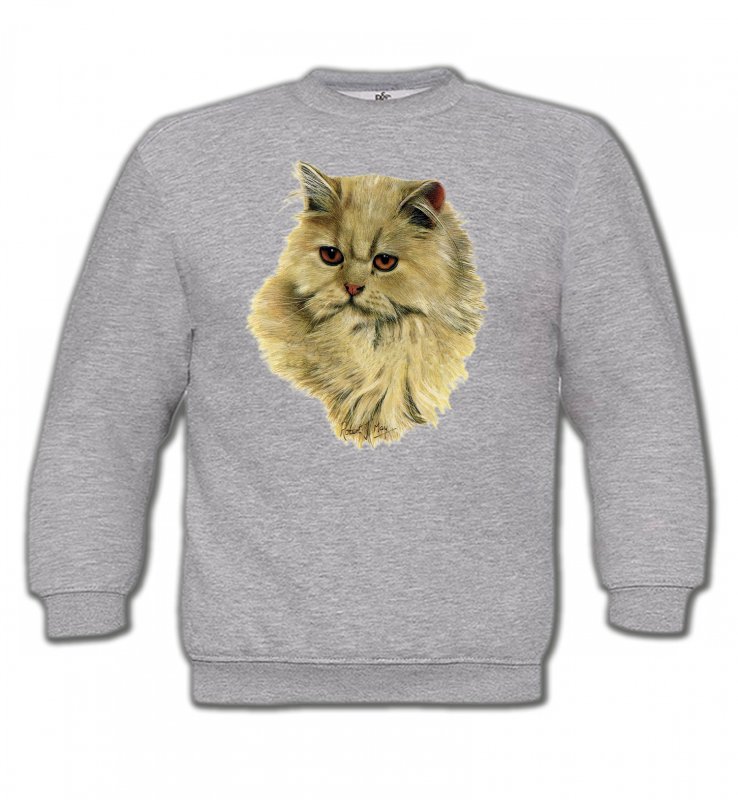 Sweatshirts Enfants Races de chats Chat Persan sable (R)