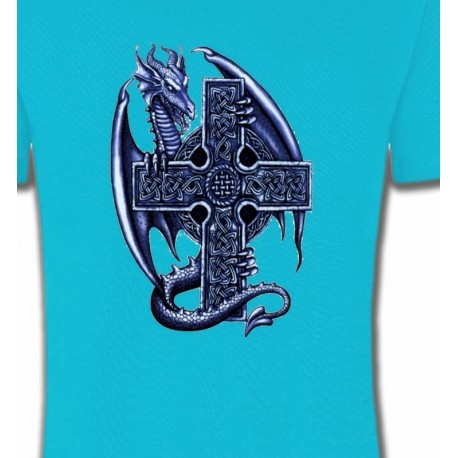 Dragon et sa croix celtique (Y5)