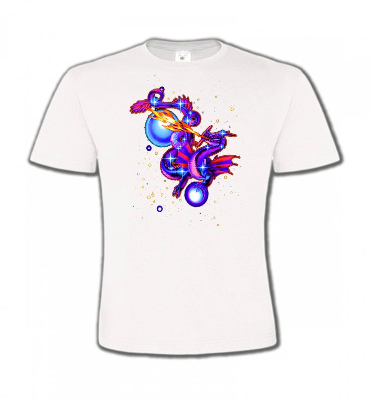 T-Shirts Col Rond Enfants Dragons Dragon enchanté (Y2)