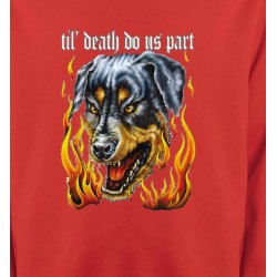 Sweatshirts Tribal Métal Celtique Rottweiler Enfer (P)