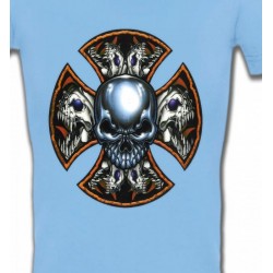 T-Shirts Tribal Métal Celtique Crânes en croix