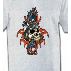 T-Shirts T-Shirts Col Rond Enfants Crâne et dragon