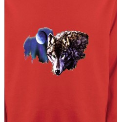 Sweatshirts Animaux de la nature La nuit du loup (S2-C)