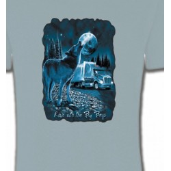T-Shirts Animaux de la nature Loup Camion (N)