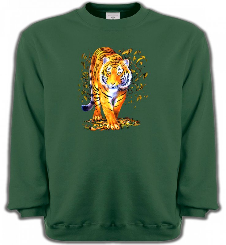 Sweatshirts Unisexe Safari Tigre (H)