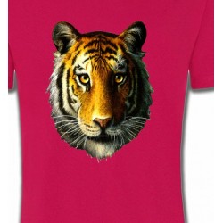 T-Shirts T-Shirts Col Rond Enfants Tête de tigre (K)