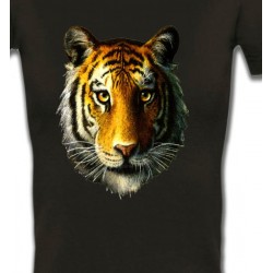 T-Shirts Safari Tête de tigre (K)