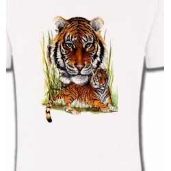 T-Shirts T-Shirts Col Rond Enfants Tigres (F)