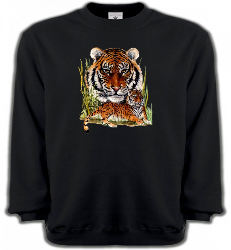 Sweatshirts Unisexe Safari Tigres (F)