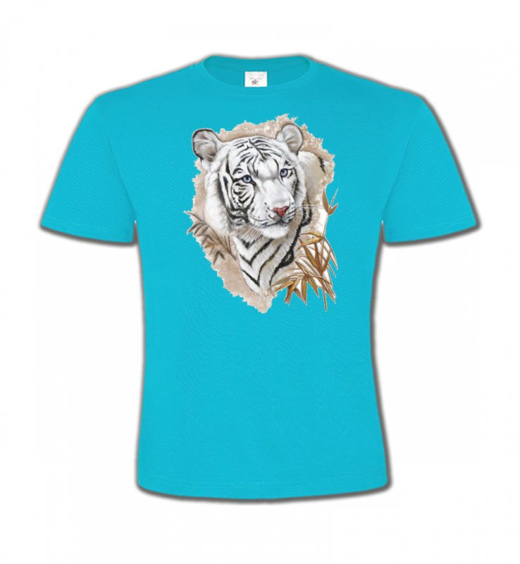 T-Shirts Col Rond Enfants Safari Tigre (E)