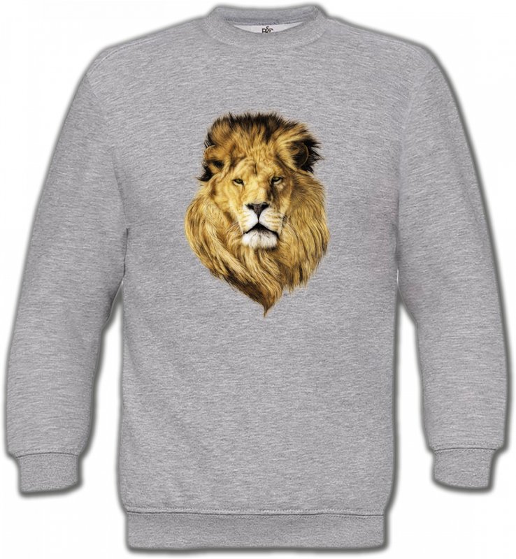 Sweatshirts Unisexe Safari Tête de lion (X2)