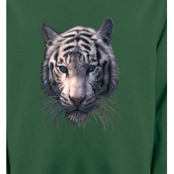 Sweatshirts Safari Tête de tigre blanc (X)