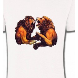 T-Shirts Animaux de la nature Lions féroces (C)