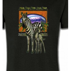 T-Shirts Safari Un zèbre et son petit