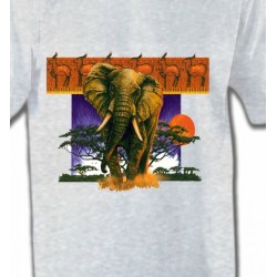 T-Shirts T-Shirts Col Rond Enfants Éléphant