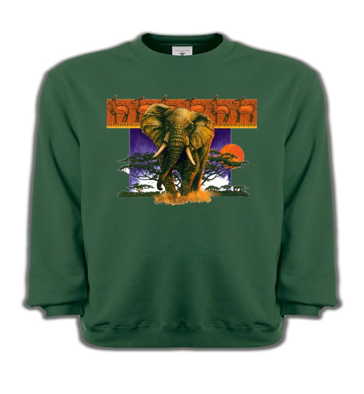 Sweatshirts Enfants Safari Éléphant
