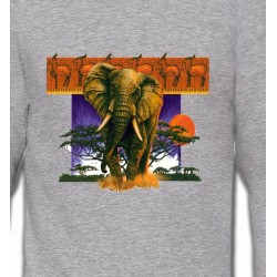 Sweatshirts Animaux de la nature Éléphant