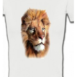 T-Shirts Animaux de la nature Tête de Lion
