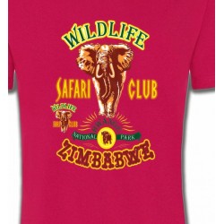 T-Shirts Animaux de la nature Elephant safari (B)