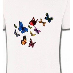 T-Shirts T-Shirts Col Rond Enfants Papillons - 2