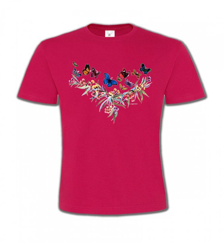 T-Shirts Col Rond Enfants Papillons Papillons - 3