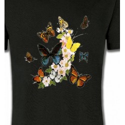 T-Shirts T-Shirts Col Rond Enfants Papillons - 4