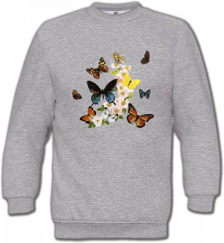 Sweatshirts Unisexe Papillons Papillons - 4