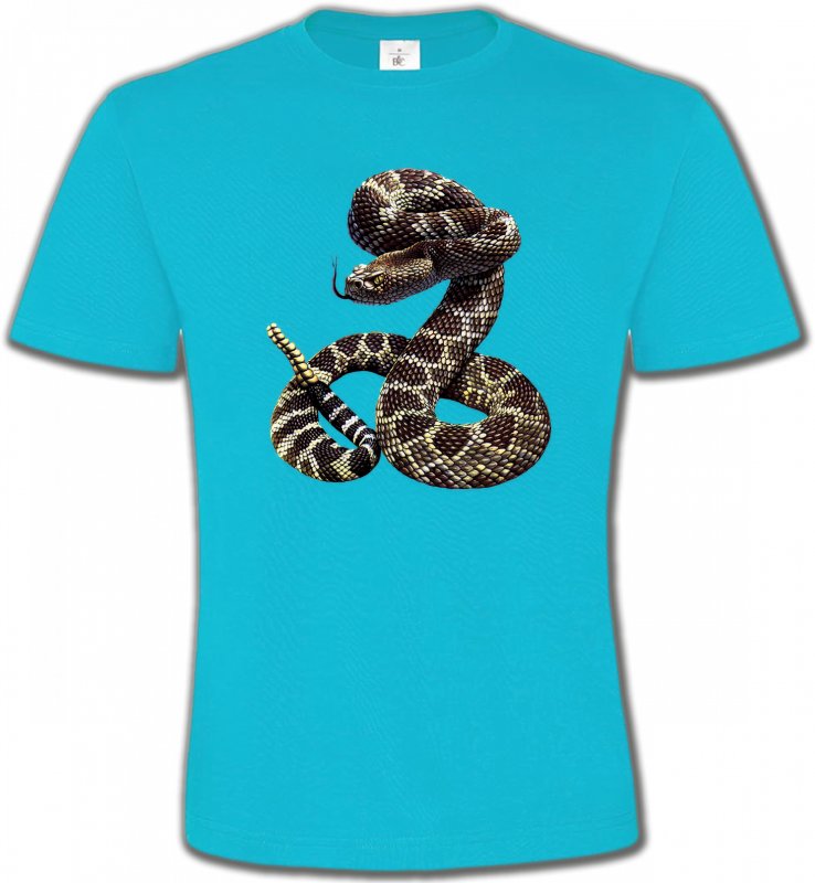 T-Shirts Col Rond Unisexe Signes astrologiques Serpent (S)