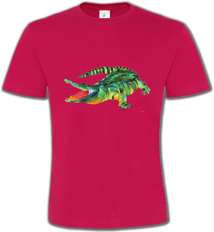 T-Shirts Col Rond Unisexe Reptiles Reptile