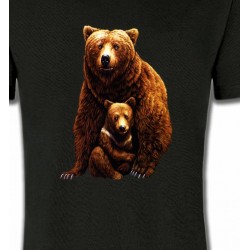 T-Shirts Animaux de la nature Ours et ourson