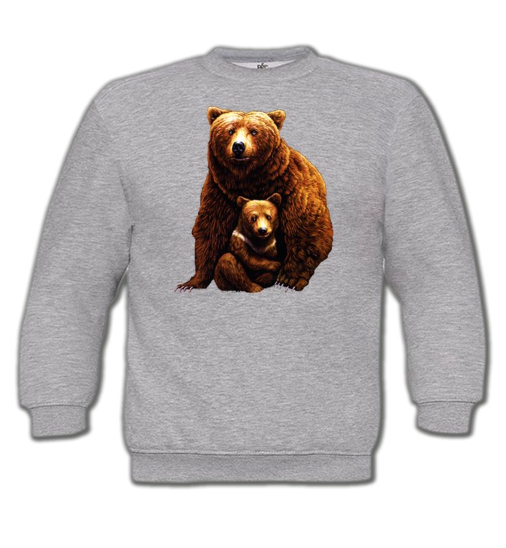 Sweatshirts Enfants Ours Ours et ourson
