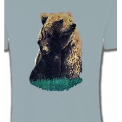 T-Shirts Animaux de la nature Ours brun et son petit