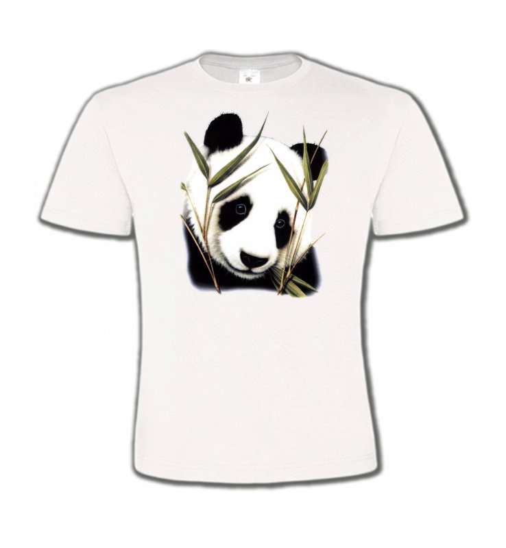 T-Shirts Col Rond Enfants Panda Panda