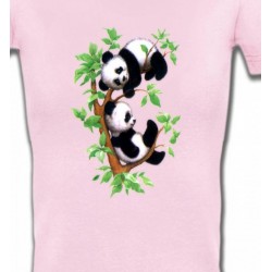 T-Shirts Panda Bébé Pandas (B)