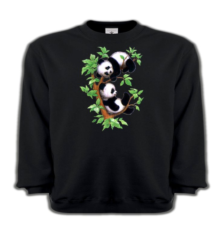 Sweatshirts Enfants Enfants Bébé Pandas (B)