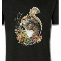 T-Shirts Animaux de la nature Ecureuil (W)