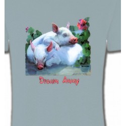 T-Shirts Cochon 2 cochons blancs (A)