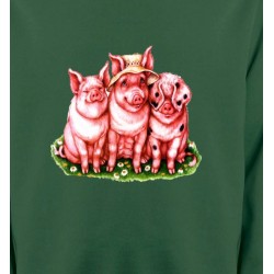 Sweatshirts Animaux de la nature 3 cochons (B)