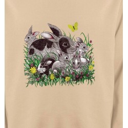 Sweatshirts Animaux de la nature Lapin et ses petits