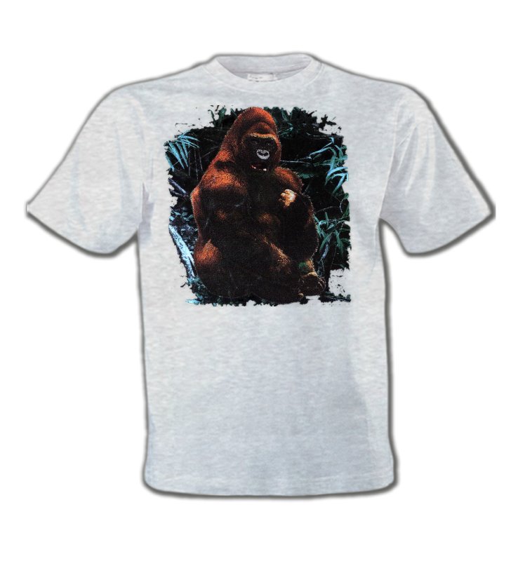 T-Shirts Col Rond Enfants Singe Gorille