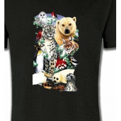 T-Shirts Animaux mixte Divers animaux