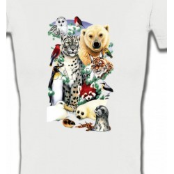 T-Shirts Animaux mixte Divers animaux